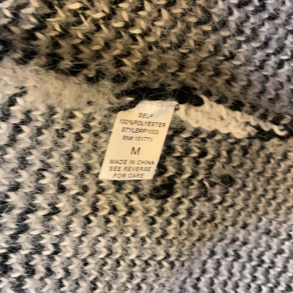 Very soft gray leopard long cardigan - Picture 4 of 5